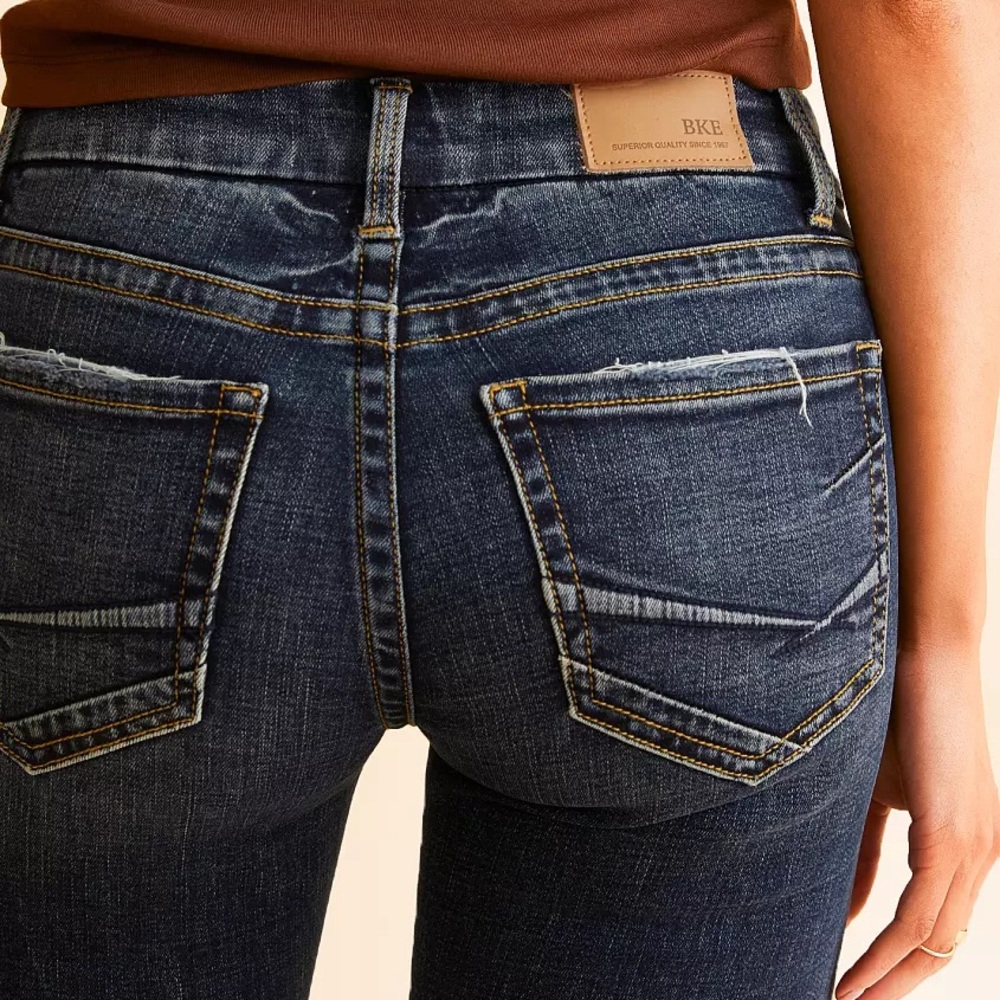 BKE Stella Boot Stretch Low Rise Jeans 26x32 - Picture 5 of 12